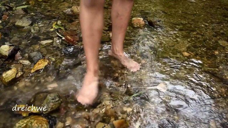 Dreichwe: A foot bath in the river