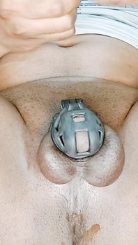 How to Wear Chastity Cage Amd Butt Plug