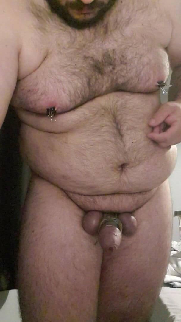 Shaun Cbt: CBT with Nipple Piercing and Butt Plug
