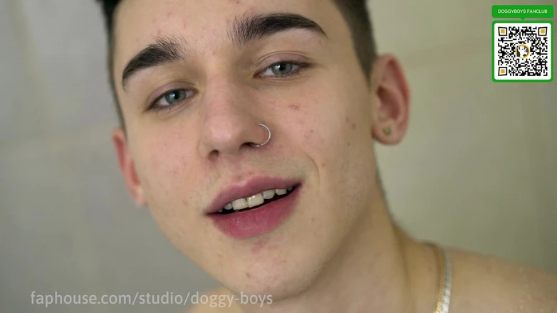 Doggy boys: Teen Cum to Start the Day