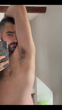 Giving a Sniff to My Hairy Pits After the Gym