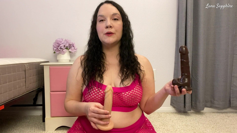 Luna Sapphire: gale men gahre land lena prashikshan gala ghontna aur dildo...