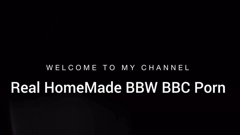 Real homemade BBW BBC porn: บีบดูดนมใหญ่ของกู