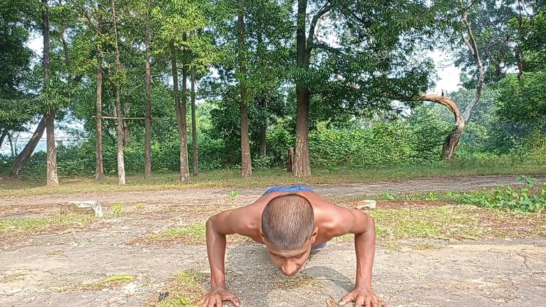LinearOrnament35: 100 Push up Challenge Purup live
