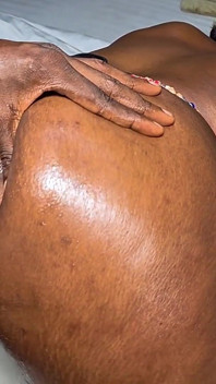 Ebony Squirts on Dick