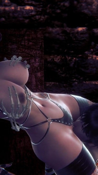 Grandi tette e tacchi alti per la sexy elise - cunnilingus seduta sul viso fino all'orgasmo esplosivo in 3D Hentai