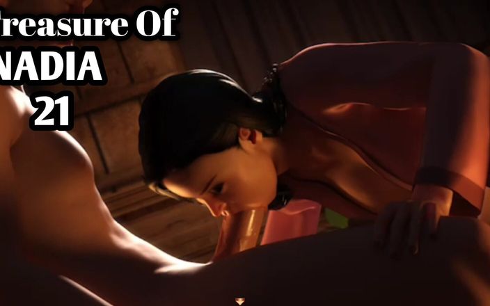 Naughty gameplays: Treasure of Nadia #21 - Insane Deepthroat 12 Inch Cock