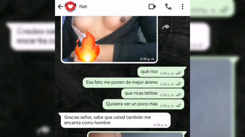 Natasha Caseros: 和我继女的朋友的热辣聊天