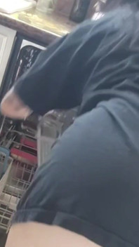 Cum and Clean the Kitchen with Me