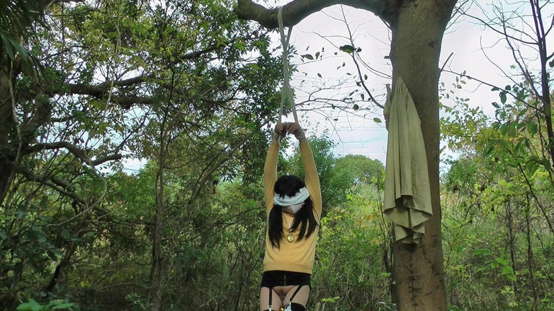 megu2002: 教练28号指示 悬挂绳索束缚留在露天