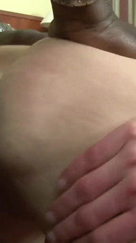 Milf Suzy sucks and fucks in interracial sex in the anus from the big black cock