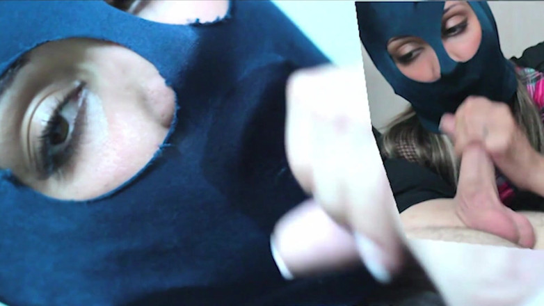 Nylon Xtreme: Blowjob dengan nilon pada kepala pasangan candid