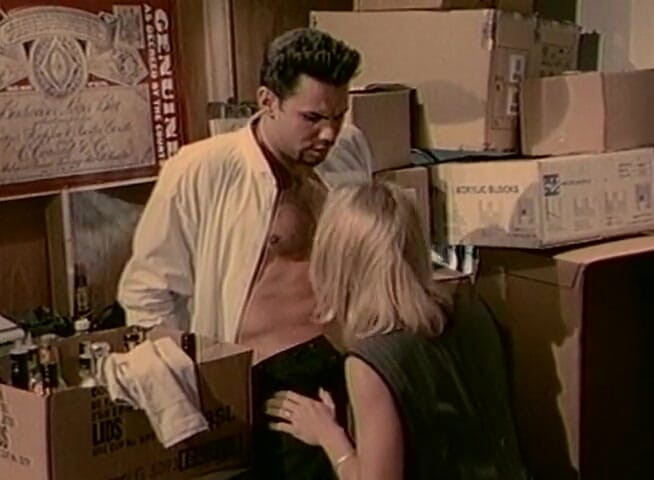The Vintage Era: Busty MILF smokes a cigar and blows her lover's cock