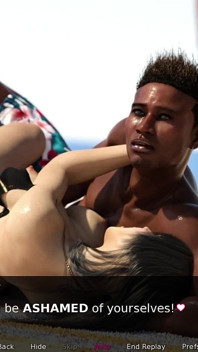 LISA #37b - Am strand mit Byron - Pornospiele, Hentai 3d, Spiele für erwachsene, 60 fps