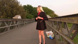 Flashing in My Sexy New Heels