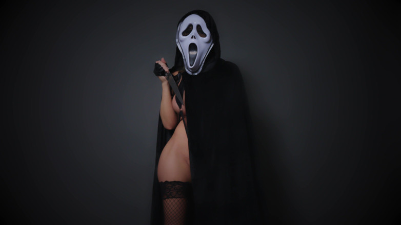 Rebeca Linares: Set 24 Ghostface Sexy Tease Masturbation