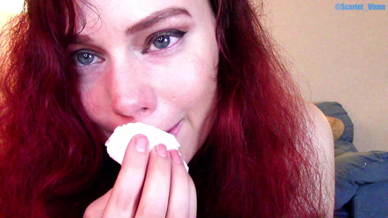 Scarlet Vixen: Sneeze Experiment Fail-blooper - Spices &amp; Tissue Tickling (wmv)
