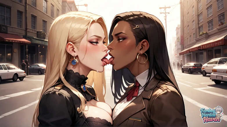 Femboy Hentai Haven: En Sultry City Street är full med en dieseldriven transvestit och...