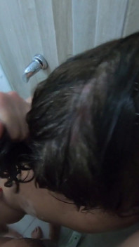 Threesome in the Shower After a Long Day at Work