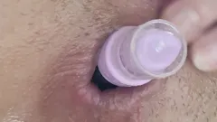 Follando buena inserción anal