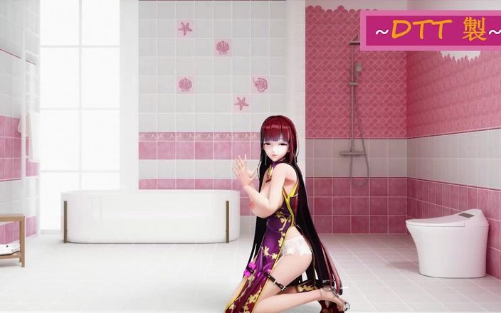 Smixix: 혼카이 임팩트 Raiden Mei 옷을 벗고 댄스 헨타이 MMD 3D - 빨간 머리 색 편집 Smixix