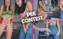 Margo &amp; Alisa: Desparate Pee soutěž od sexy lesbiček