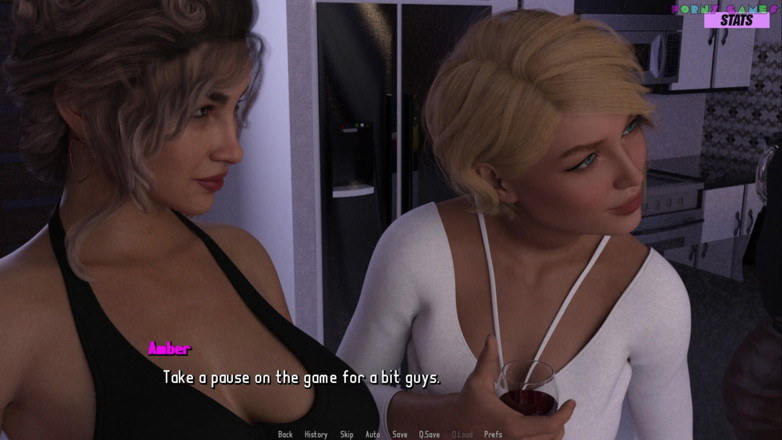 Porny Games: Son désir par son beau-père wack - jeux lesbiens à une soirée...