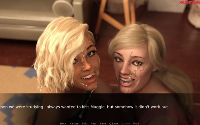 Naughty gameplays: Żona dzieli ogromny kutas BBC ze swoją przyjaciółką przed mężem,...
