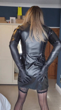 JessicaxD - leder-hemdkleid