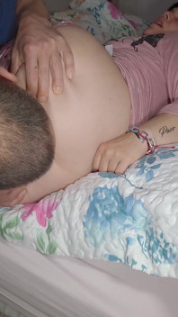 I Fuck My Horny Stepmom and Cum Inside Her Hairy Pussy. Big Pussy Close up.