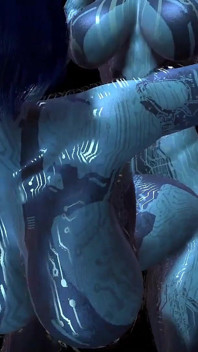 Cortana Is Having Trouble with One of Her Clones - Halo Porn Parody