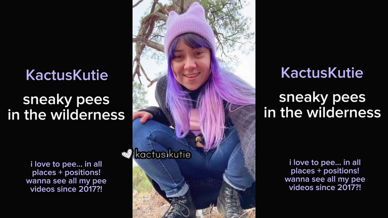 kactus kutie: Záludné čůrání v divočině