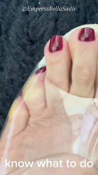 Sexy Transparent Platform Toes of Empressbellasadic