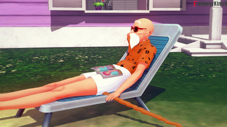 Fantasy king: Kame Roshi ofrece ayuda a Android 18 a cambio de un...