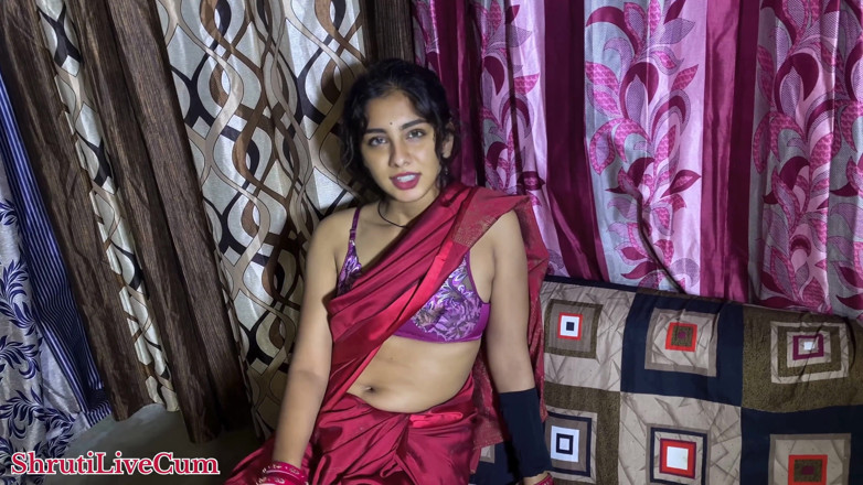 ShrutiLiveCum: Chachi Ji alleen vandaag mooie Indische tante neukt hard Desi...