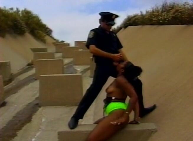 Analiscius: Black female convict gets her ass drilled by laws finest