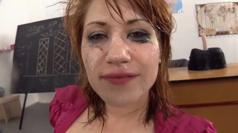 Lesbian Stories: Horny lesbian sluts strapon fucking and dildoing in the classroom