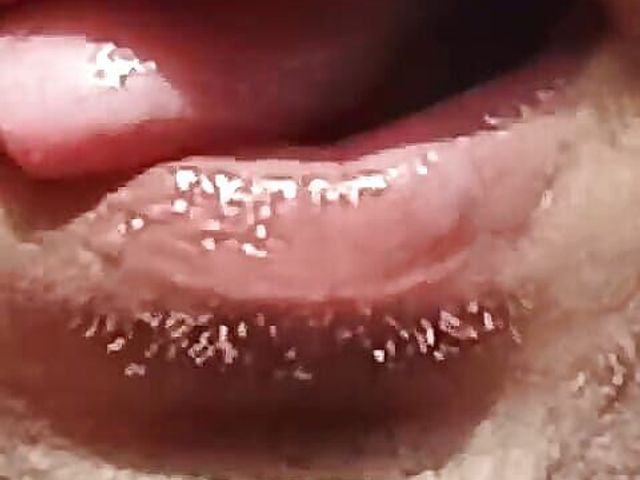 Mouth and Saliva Fetish Close up (Gangbang gay)