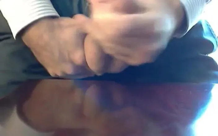Camran Mac: Cum on the Table in University. Big Dick Big Load