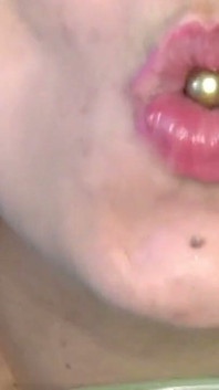 Swallowing and Putting Golden Pearls in My Vagina