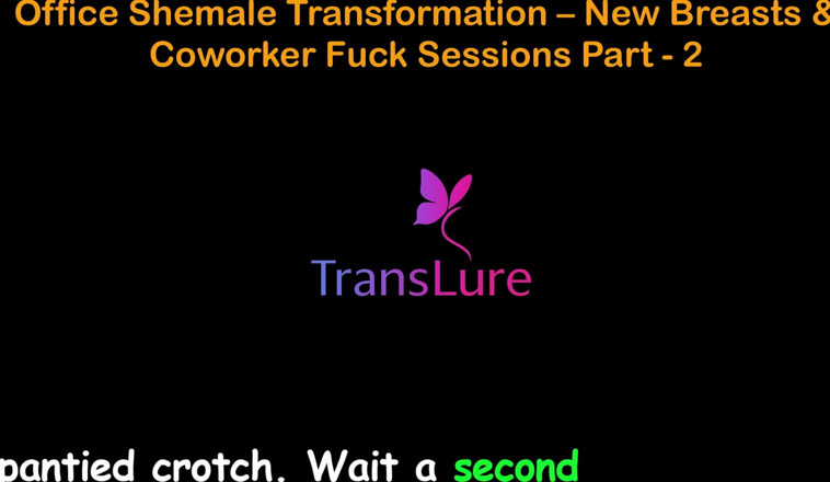 TransLure: English audio sex story - transformação transsexual de escritório - novos seios...