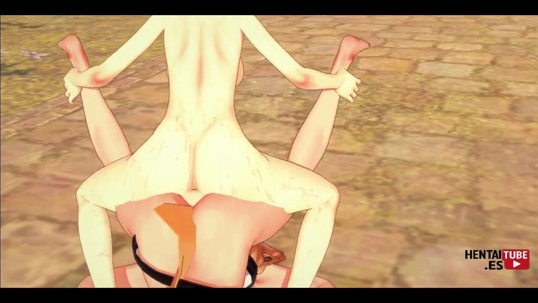 HentaiTubes: Genshin Impact Hentai - Barbara Fucked Dwukrotnie przez Aether with Creampie -...