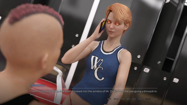 XXX Games Bunk: Kniha kouzel - Hratelnost - Roleplay - podvádějící přítelkyně kouří při rozhovoru s...
