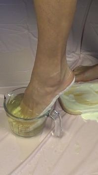 Golden Shower. Foot Fetish and Food Games