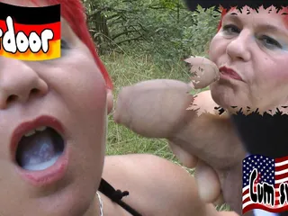 Une queue de pisse se fait nettoyer - avale une vidéo de sperme
