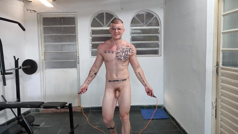 carmonaoficial: White Shaved Training Naked