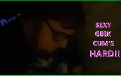 Watch the Sexy Geek Side of Me Wearing Glasses and Slowly Rubbing My Sweet Spot