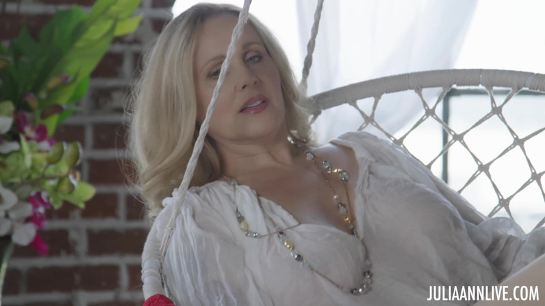 Julia Ann: Julia Ann Swing židle prst Tease