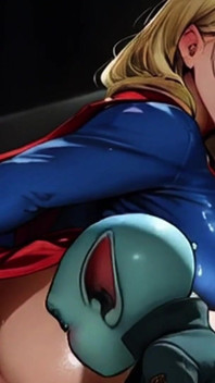 Supergirl Gets Probed and Licked During a Space Adventure