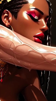 Beautiful Ebony Babes with Bwc - Interracial Fantasy Edit (ai Generated)